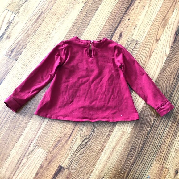 Long sleeve t-shirt. Color is really red. - Picture 2 of 3